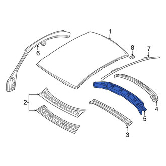 BMW OE - Roof Side Rail Reinforcement