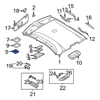 BMW OE - Roof Bezel