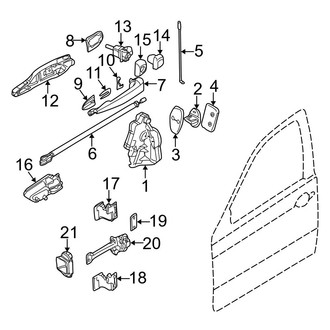 BMW OE - Front Door - Lock & Hardware