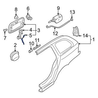 BMW OE - Fuel Door Spring
