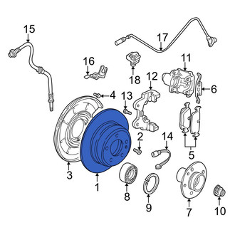 BMW OE - Rear Disc Brake Rotor