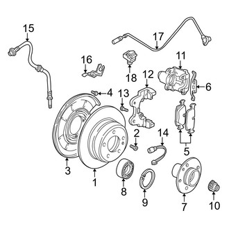 BMW OE - Rear Suspension - Brake Components