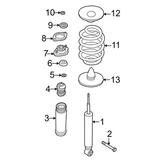 BMW OE - Rear Suspension - Shocks & Components