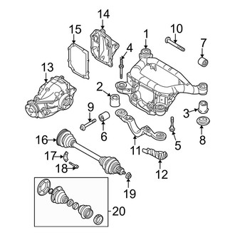BMW OE - Rear Suspension - Axle & Differential