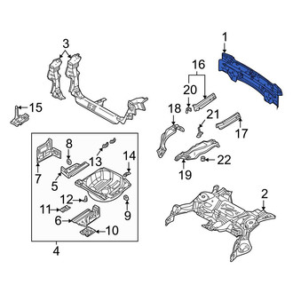 BMW OE - Rear Rear Body Panel