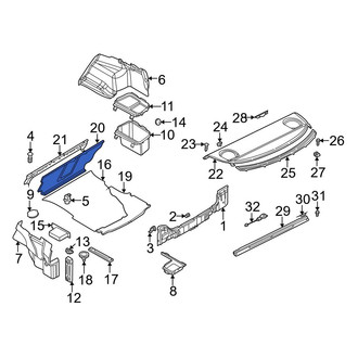 BMW OE - Rear Partition Panel