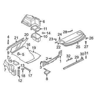 BMW OE - Rear Body & Floor - Interior Trim (Sedan)