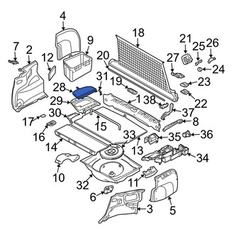 BMW OE - Rear Trunk Lid Applique