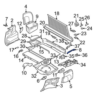 BMW OE - Rear Left Quarter Panel Vent