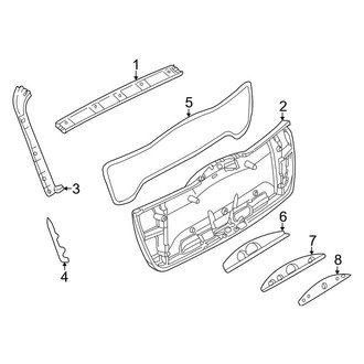 BMW OE - Lift Gate - Interior Trim (Wagon)