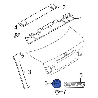 BMW OE - Rear Hatch Emblem