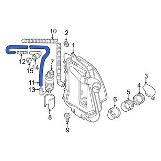 BMW OE - Rear Liftgate Washer Hose