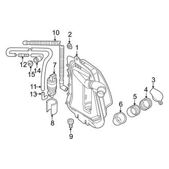 BMW OE - Lift Gate - Wiper & Washer Components (Washer Components), (Wagon)