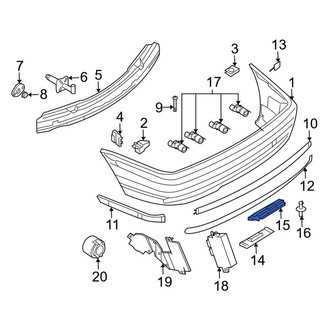 BMW OE - Rear Trailer Hitch Plug