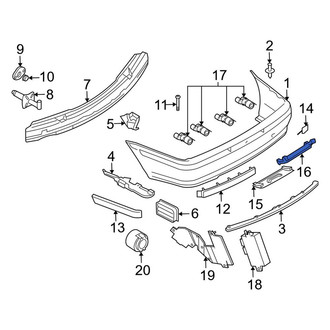 BMW OE - Rear Trailer Hitch Plug