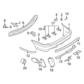 BMW OE - Rear Bumper - Bumper & Components (Wagon)