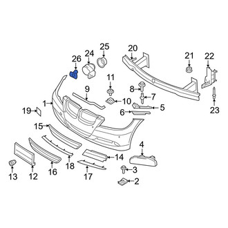 BMW OE - Front Inner Parking Aid Sensor Bracket