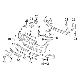 BMW OE - Front Bumper & Grille - Bumper & Components