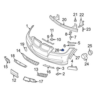 BMW OE - Parking Aid Sensor Bracket