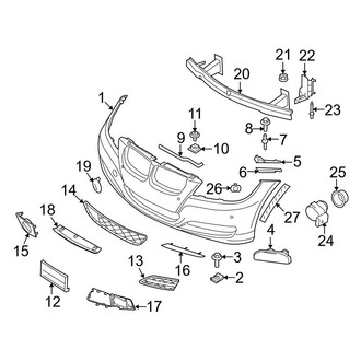 BMW OE - Front Bumper & Grille - Bumper & Components