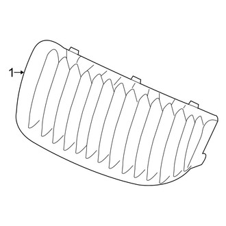 BMW OE - Front Bumper & Grille - Grille & Components (Sedan)