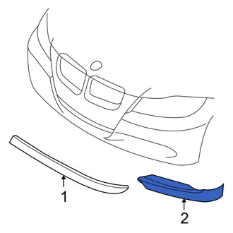 BMW OE - Front Left Spoiler