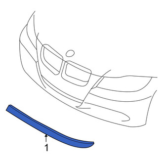 BMW OE - Left Radiator Support Air Deflector