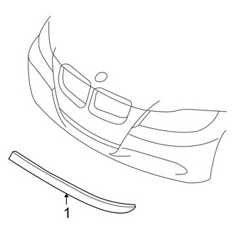 BMW OE - Front Bumper & Grille - Exterior Trim (W/O M Sport Package)