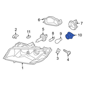 BMW OE - Front Headlight Socket