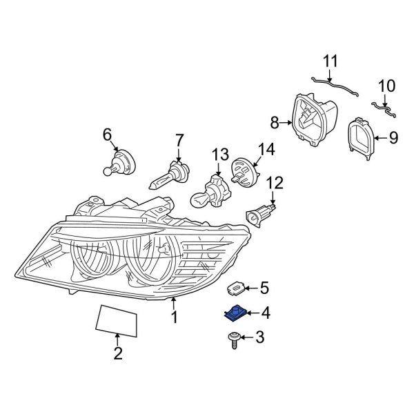 Headlight Mounting Nut