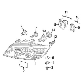 BMW OE - Front Lamps - Headlamp Components (Halogen)