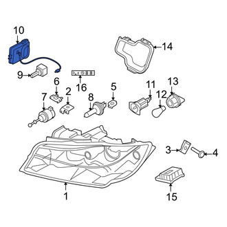 BMW OE - Front Headlight Control Module