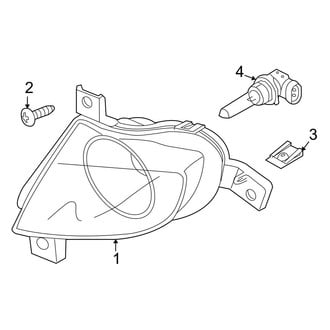 BMW OE - Front Lamps - Fog Lamps (W/O Sport Package)