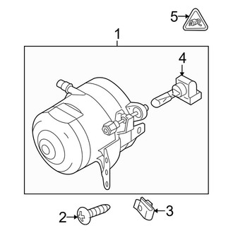 BMW OE - Front Lamps - Fog Lamps (With Short Package)