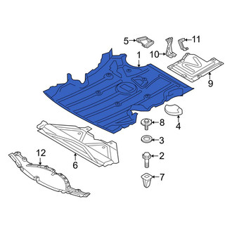 BMW OE - Rear Radiator Support Splash Shield