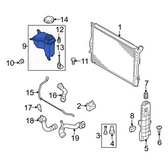 BMW OE - Engine Coolant Reservoir