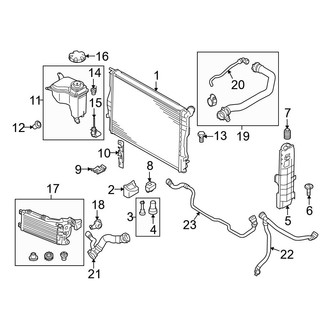 BMW OE - Cooling - Radiator & Components (Sedan)