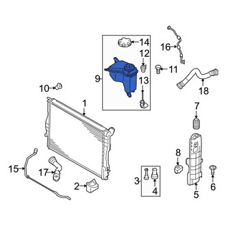 BMW OE - Engine Coolant Reservoir