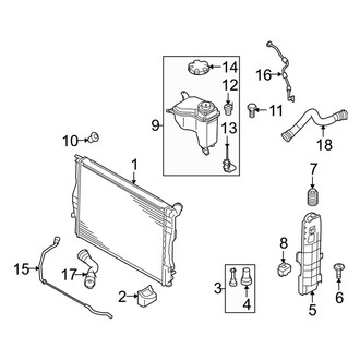 BMW OE - Cooling - Radiator & Components (Sedan)