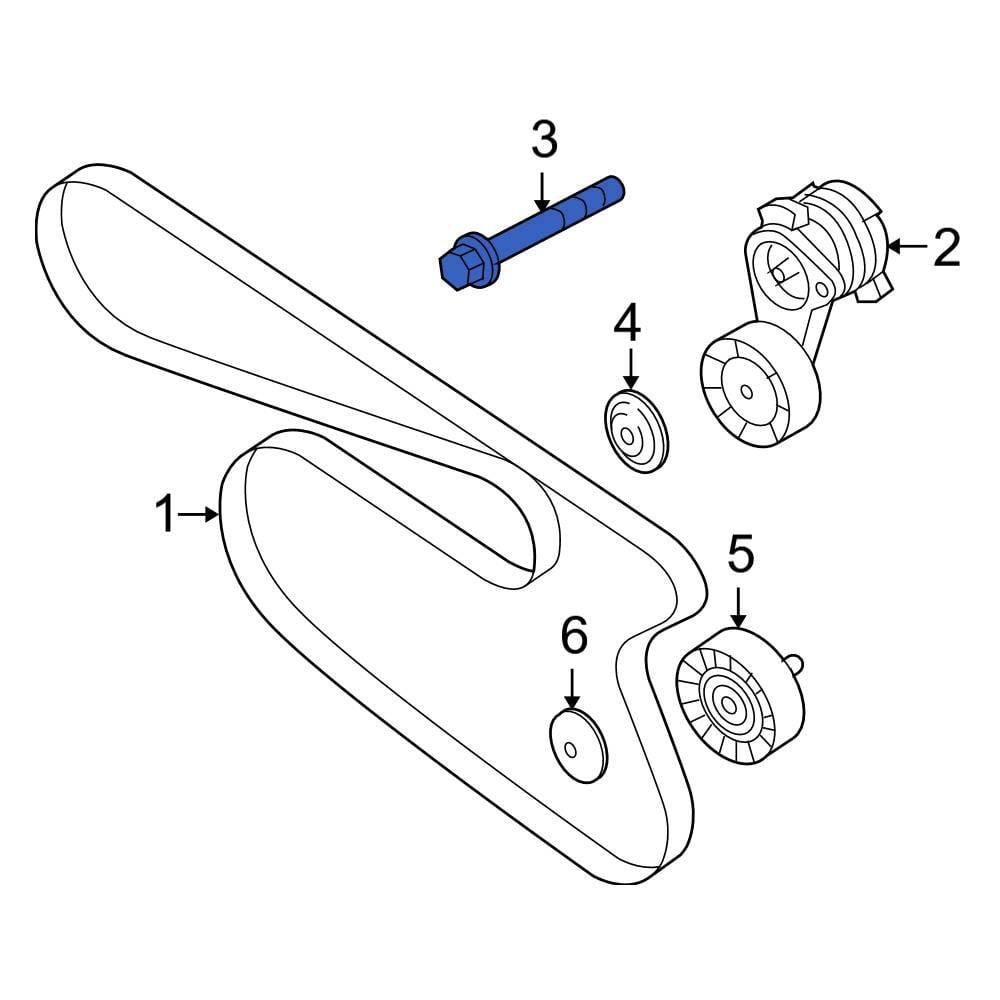 BMW OE 11287530315 - Belt Tensioner Bolt