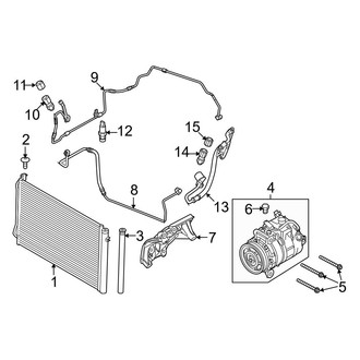 BMW OE - Air Conditioner & Heater - Condenser, Compressor & Lines