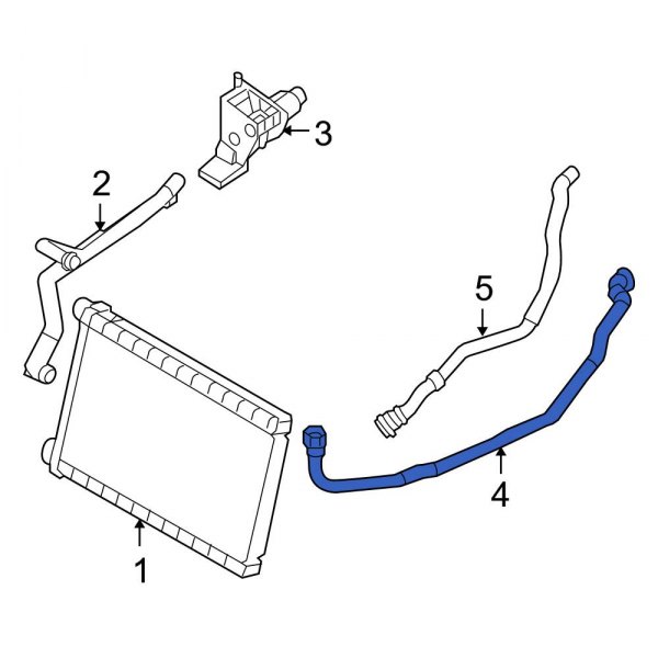 HVAC Heater Hose