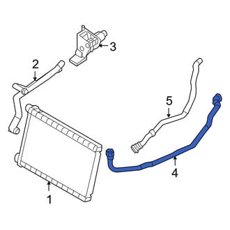 BMW OE - HVAC Heater Hose