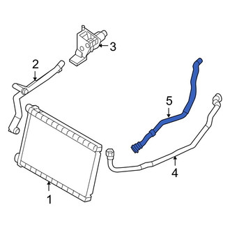 BMW OE - HVAC Heater Hose