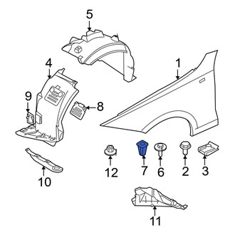 BMW OE - Fender Liner Nut