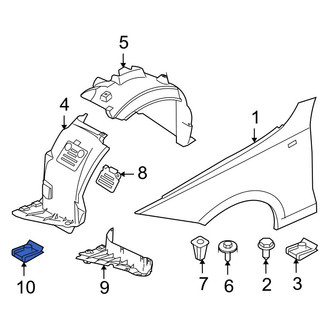 BMW OE - Rear Bumper Cover Nut