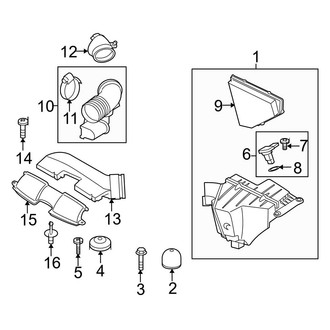 BMW OE - Engine - Air Intake (Wagon 3.0L)