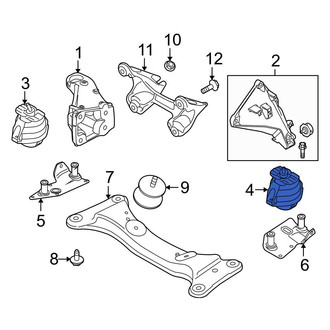 BMW OE - Left Engine Mount