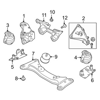 BMW OE - Engine & Transmission Mounting (Sedan)