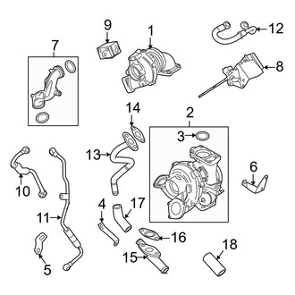 BMW OE - Engine - Turbocharger & Components (Sedan)